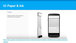 Android material design lecture #2 | PPTX