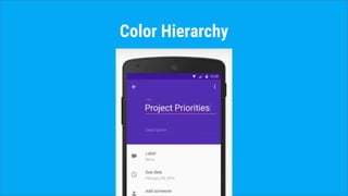 Android material design lecture #2 | PPTX