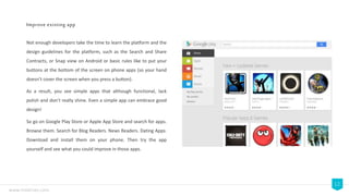 Android Material Design Quick Presentation | PPTX