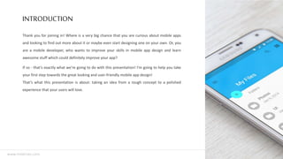 Android Material Design Quick Presentation | PPTX