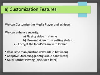 Android Media Player Development | PPT