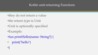 Introduction to Kotlin | PPTX