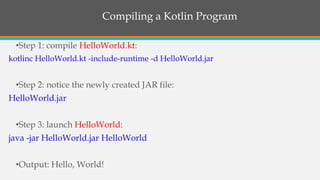 Introduction to Kotlin | PPTX