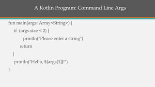 Introduction to Kotlin | PPTX