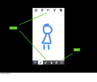 Undo?




                         Huh?




Friday 26 August 11
 