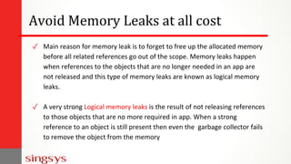 How to do Memory Optimizations in Android | PPTX