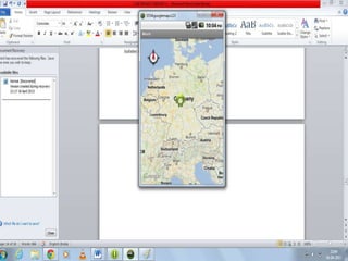 Android mobile application for gps | PPTX