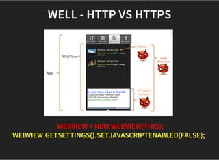 WELL - HTTP VS HTTPS
  WEBVIEW = NEW WEBVIEW(THIS); 
WEBVIEW.GETSETTINGS().SETJAVASCRIPTENABLED(FALSE); 
 