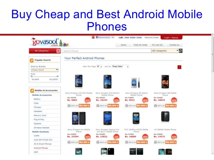 Buy Android Mobile Phones Online India