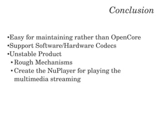 Android Multimedia Framework | PDF
