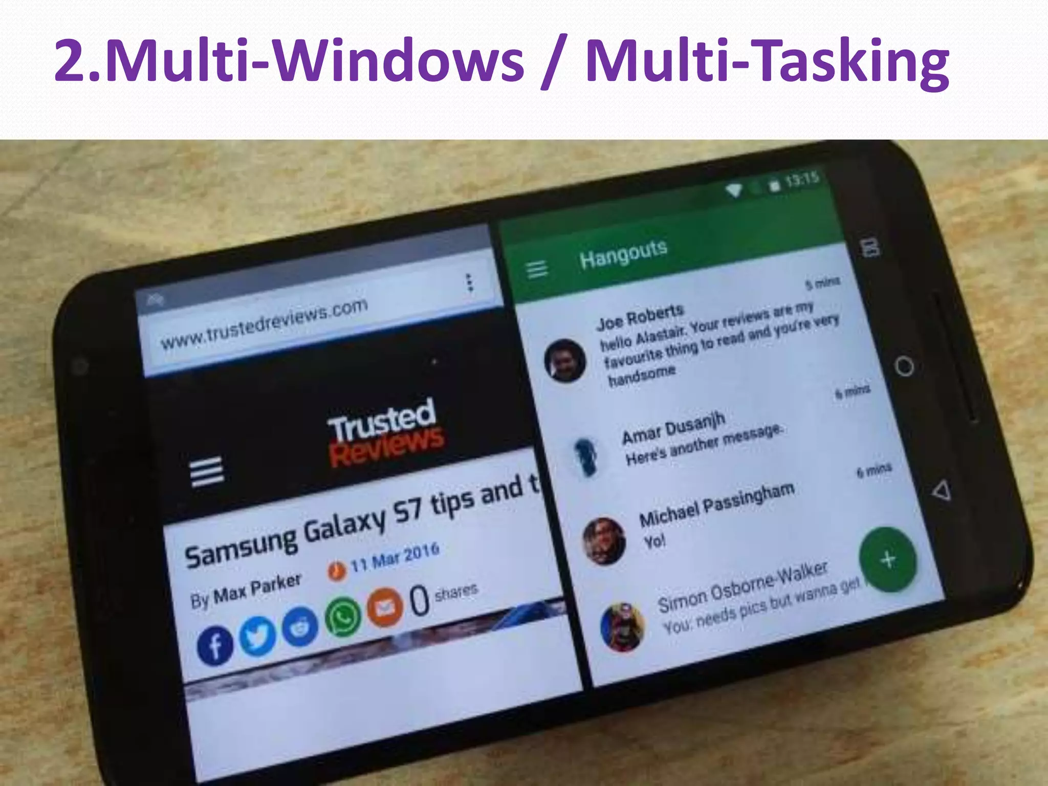 2.Multi-Windows / Multi-Tasking