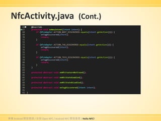 Android NFC Application Development Environment Setup | PDF