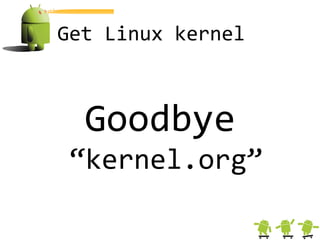 Get Linux kernel



  Goodbye
 “kernel.org”
 