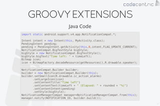 Android on Groovy