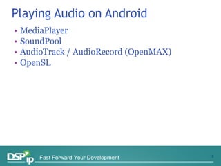 Android Audio & OpenSL | PPT