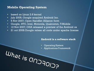 Android operating system | PPT