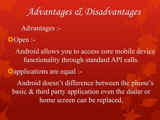 Android operating system | PPTX