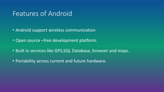 Android operating system | PPTX