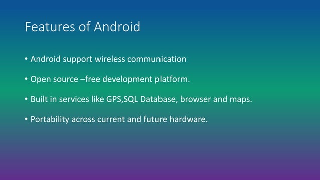 Android operating system | PPTX