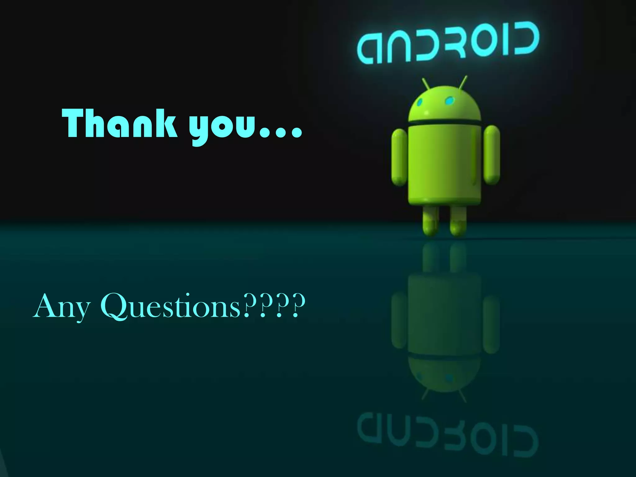 Thank you…



Any Questions????
 