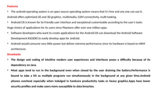 android operating system in mobile computing | PPTX