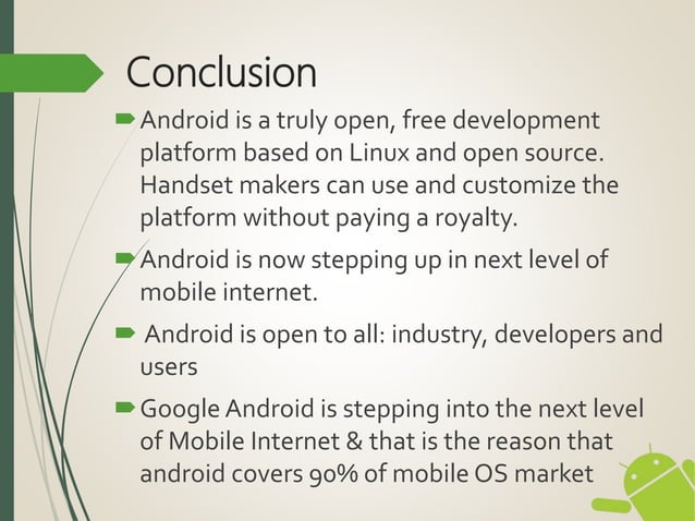 Android Operating System | PPTX