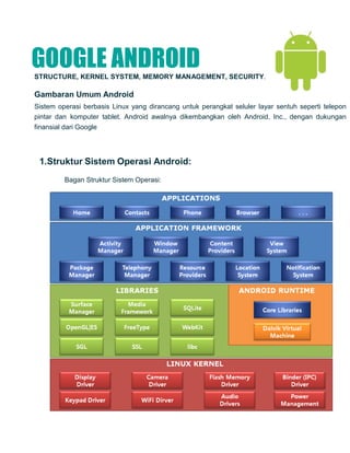 Android os kernel_structure_memory_manager | PDF