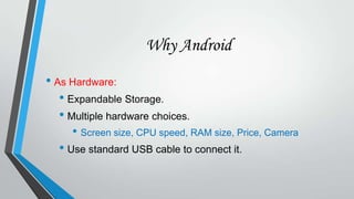 Understanding Android Box Hardware Android overview | PPTX