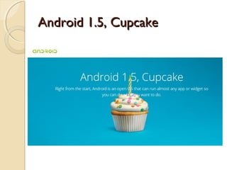 Android 1.5, Cupcake

 