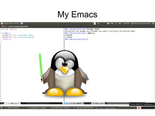My Emacs
 