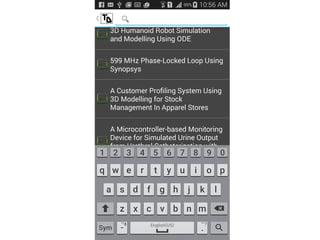 My Android portfolio part2
