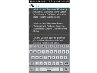 My Android portfolio part2