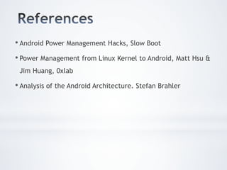 Android power management | PDF