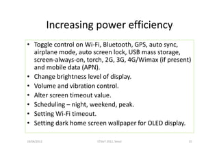 Android power management, current and future trends | PDF | Operating ...