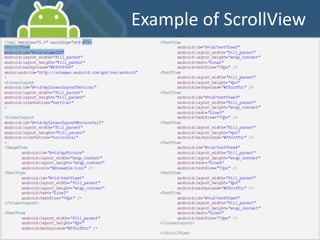 Example of ScrollView 