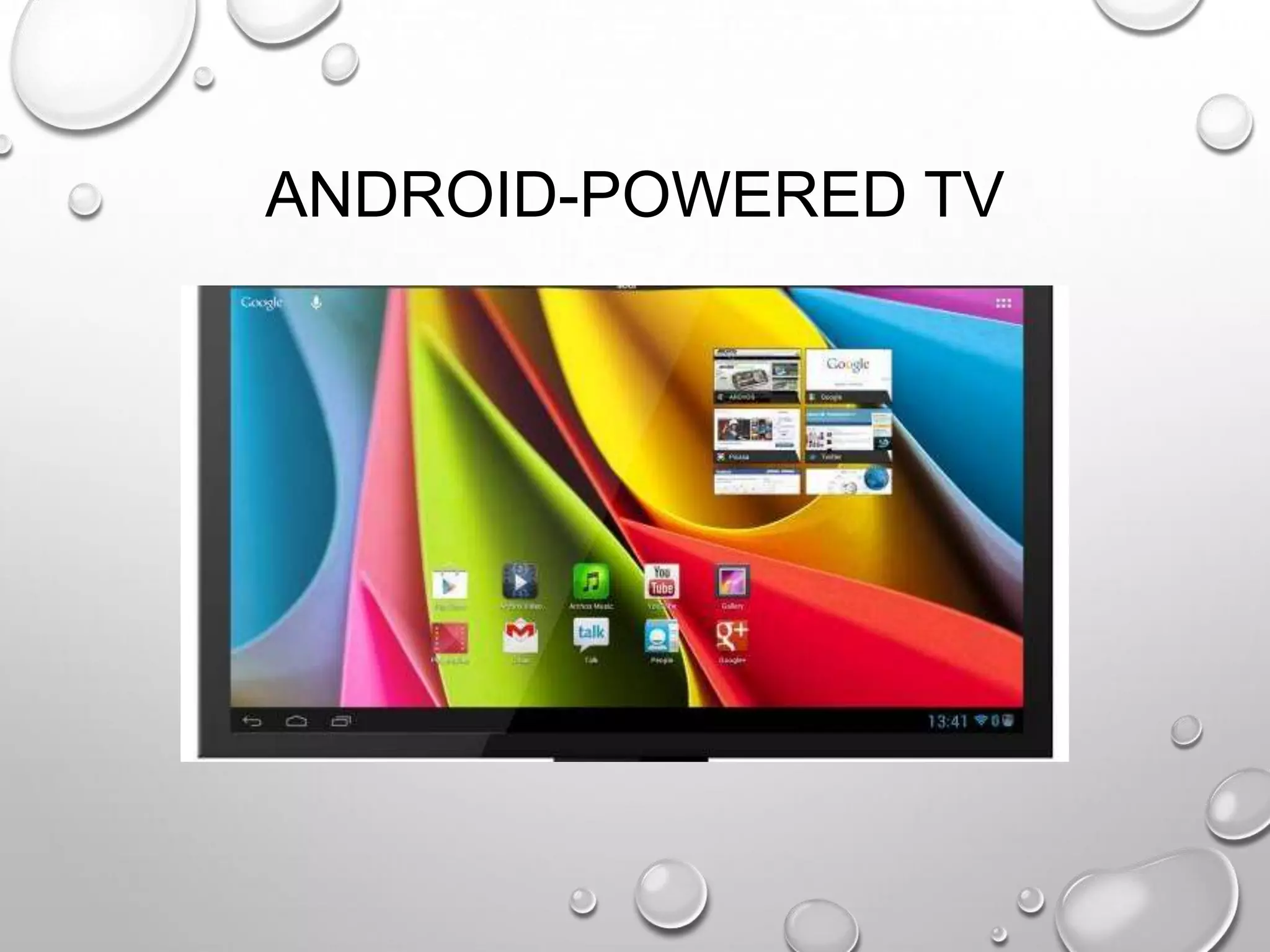 ANDROID-POWERED TV

 