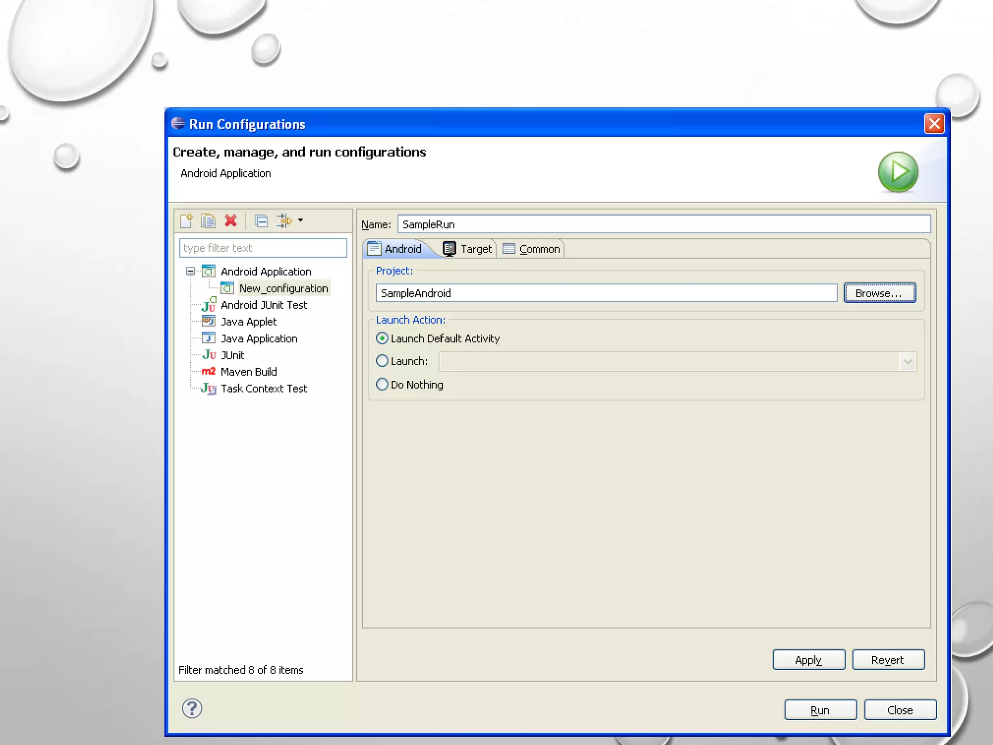 RUNNING IN ECLIPSE (2)

 