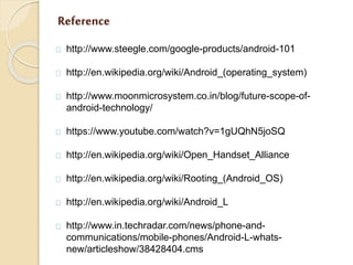 Presentation On Android OS | PPTX