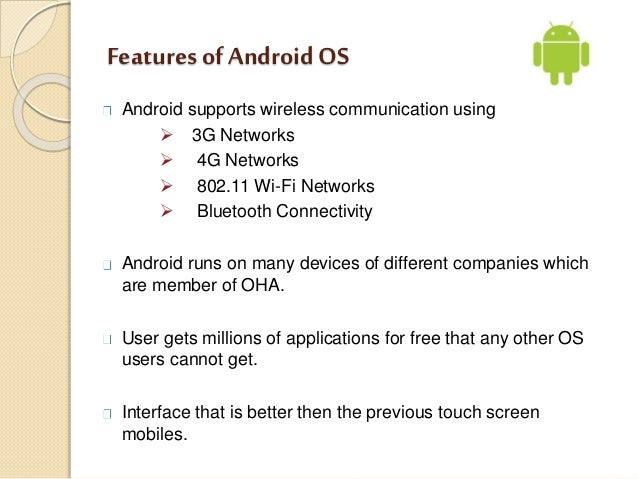 features of android 1 by Rabin Khusu