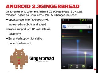 Android - An Operating System | PPTX