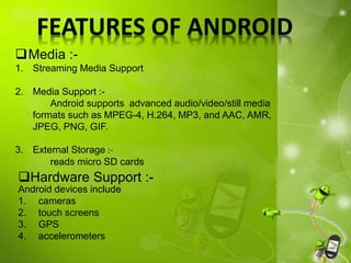 Android ppt for saravanan.p | PPT