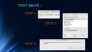 Test Drive :
STEP 1.
STEP 2.
STEP 3.
 