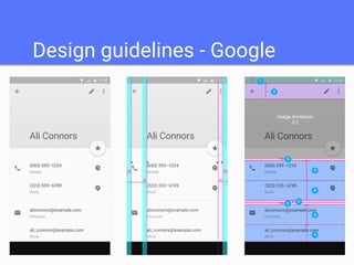 Design guidelines - Google 
 