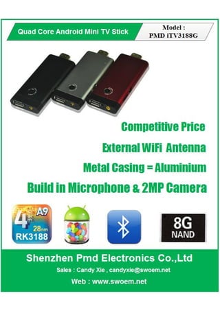Ad Design For Shenzhen PMD Electronics - Android quad core stick