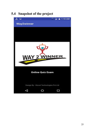 Android quiz application | PDF