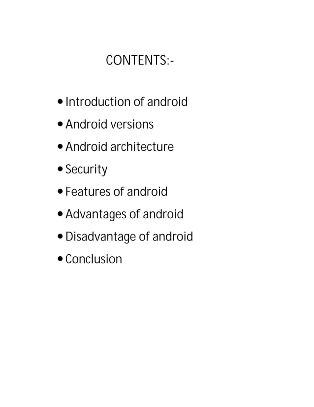 research article on android