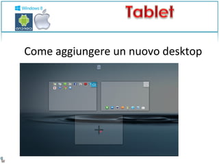 Come aggiungere un nuovo desktop 
 