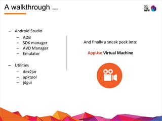 A walkthrough ...
–
–
 
