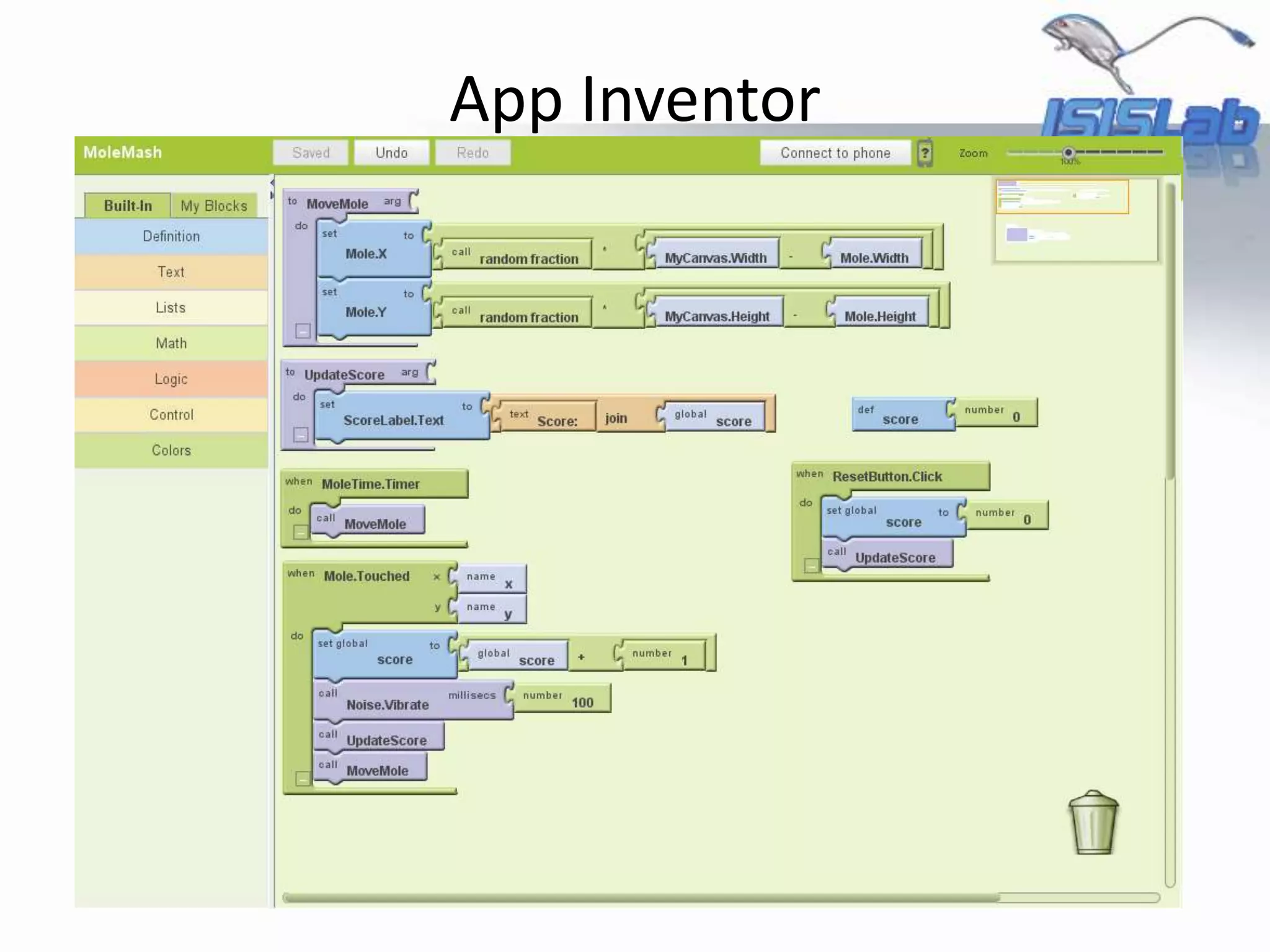 App Inventor
 