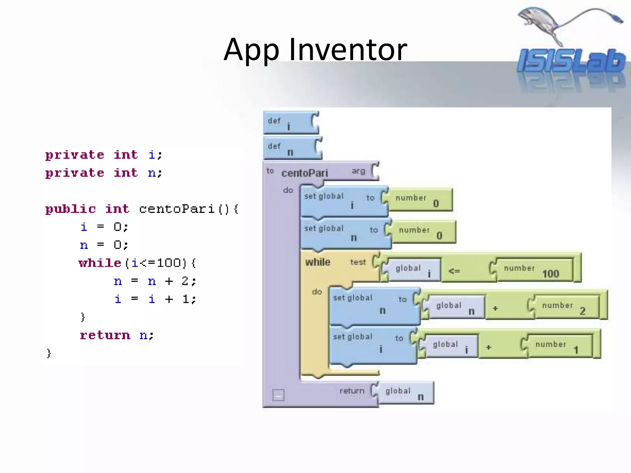 App Inventor
 